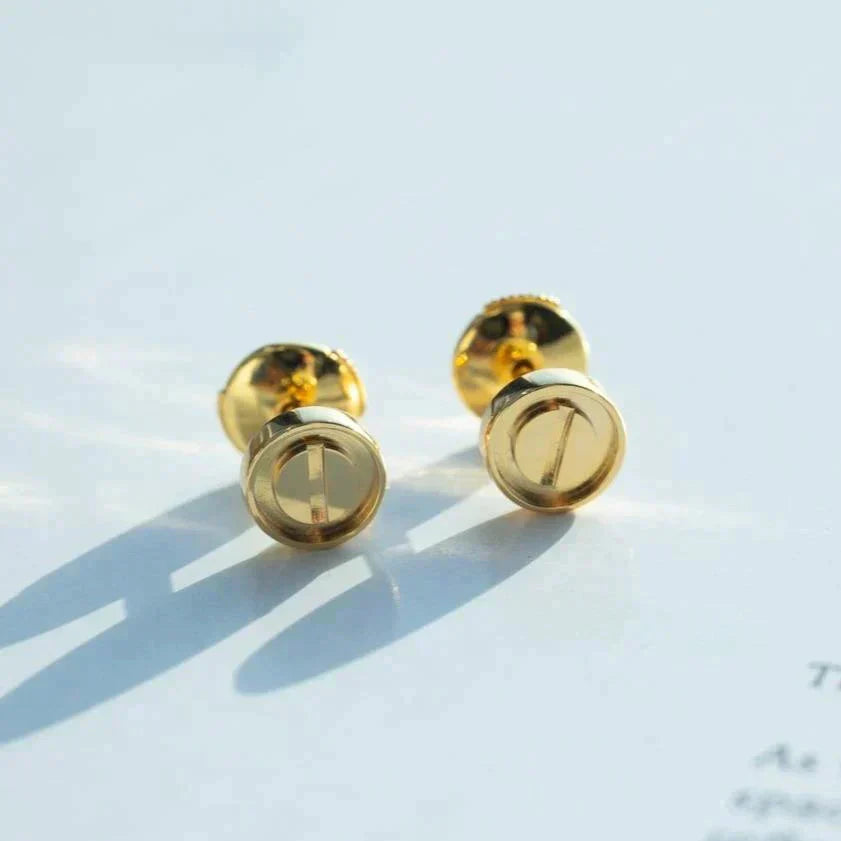 [Luxora]LOVE EARRINGS GOLD 10MM