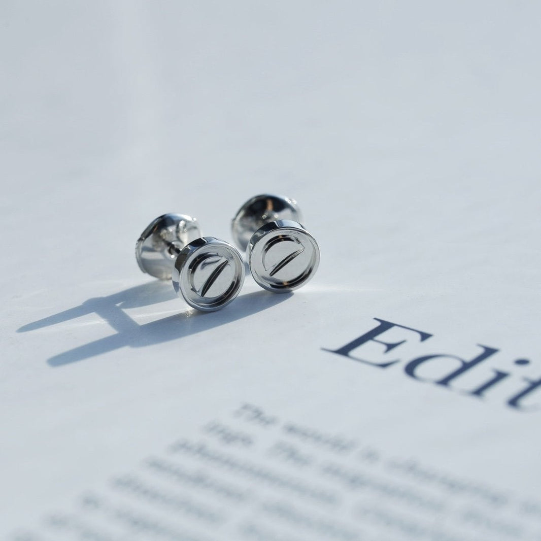 [Luxora]LOVE EARRINGS SILVER 10MM