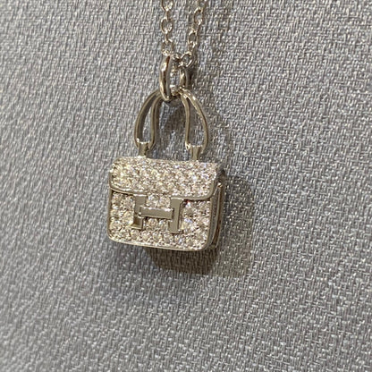 [Luxora]CONSTANCE PEDANT DIAMOND NECKLACE