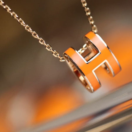 [Luxora]POP H Anhänger in Rosa und Gold