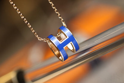 [Luxora]POP H Anhänger in Rosa und Gold