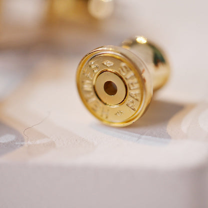 [Luxora] MINI POP H GOLDENE OHRRINGE GRAU