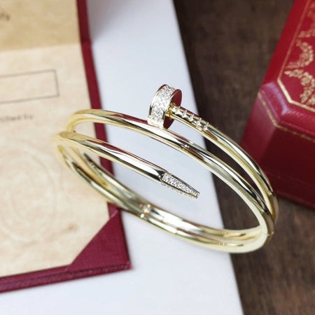 [Luxora]JUSTE BRACELET 3.5MM DOUBLE ROW DIAMOND