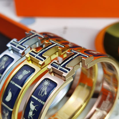 [Luxora]H COUVERTURES DARK BLUE BRACELET