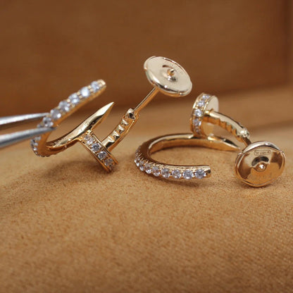[Luxora]JUSTE FULL DIAMOND SMALL EARRINGS