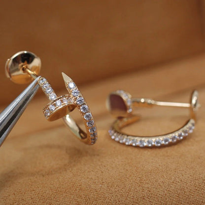 [Luxora]JUSTE FULL DIAMOND SMALL EARRINGS