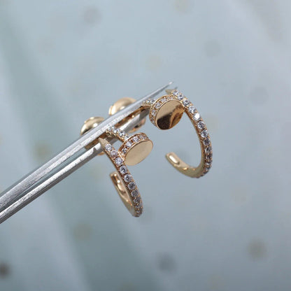 [Luxora]JUSTE FULL DIAMOND SMALL EARRINGS