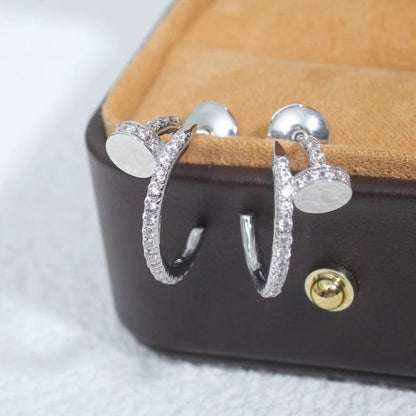 [Luxora]JUSTE FULL DIAMOND SMALL EARRINGS