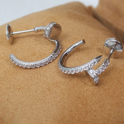 [Luxora]JUSTE FULL DIAMOND SMALL EARRINGS
