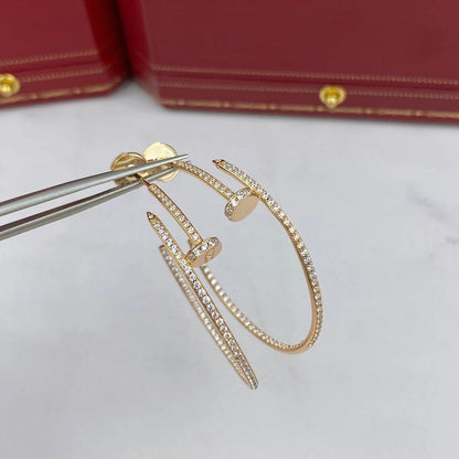 [Luxora]JUSTE FULL DIAMOND LARGE EARRINGS