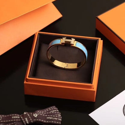 [Luxora]H CLOUD BLUE BRACELET GOLD DIAMOND