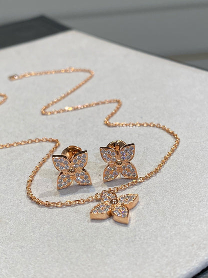 [Luxora]Stern-Diamant-Halskette