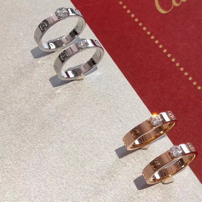 [Luxora]LOVE RING 3.6MM 1 BIG DIAMOND