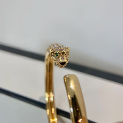 [Luxora] PANTHERE GOLD DIAMANT OFFENES ARMBAND