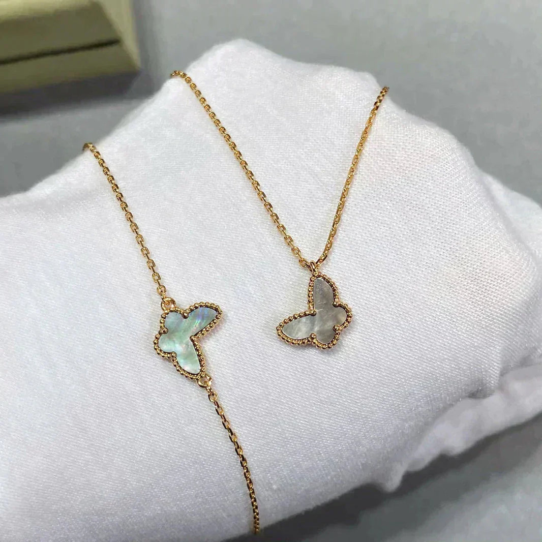 [Luxora]BUTTERFLY DARK MOP BUTTERFLY BRACELET