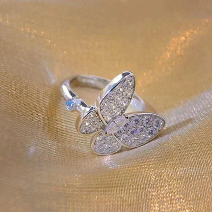 [Luxora]BUTTERFLY DIAMOND RING