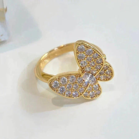 [Luxora]BUTTERFLY DIAMOND RING