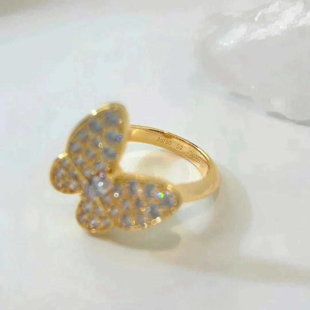 [Luxora]BUTTERFLY DIAMOND RING