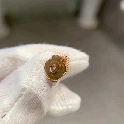 [Luxora]HEART CARNELIAN STUD EARRINGS