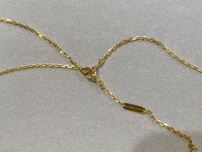 [Luxora]CLOVER 25MM NECKLACE GOLD CARNELIAN