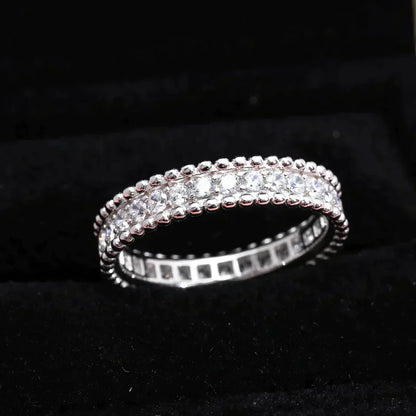 [Luxora]PERLEE DIAMOND SILVER RING