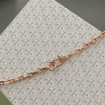 [Luxora]LUCKY SPRING 15 MOTIFS ROSE GOLD NECKLACE