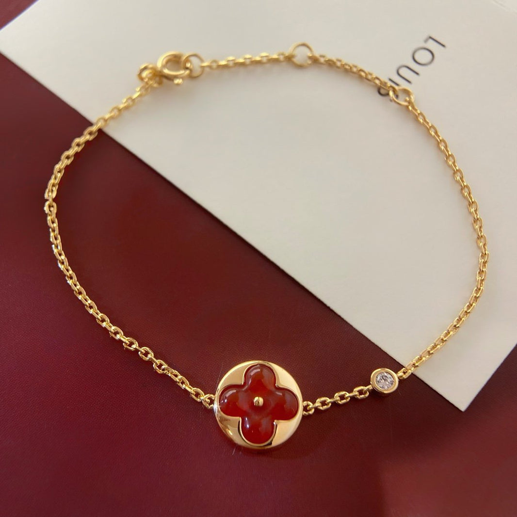 [Luxora]SUN PEDANT CARNELIAN BRACELET