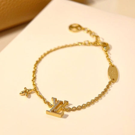 [Luxora]LOGO STAR MOTIF GOLD ARMBAND