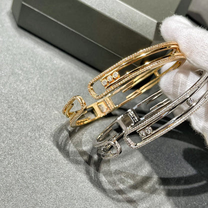 [LUXE]MOVE 10TH PAVED DIAMOND BRACELET