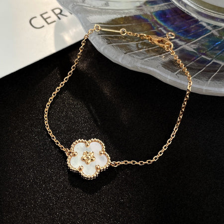 [Luxora]LUCKY SPRING ROSE GOLD MOP BRACELET