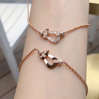 [Luxora]FORCE 10 PINK GOLD DIAMOND NECKLACE