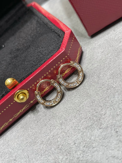 [Luxora] LOVE DIAMOND OHRINGS