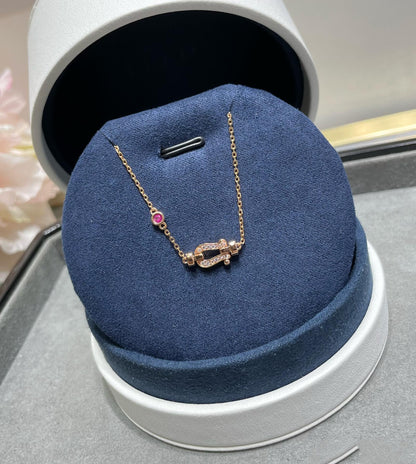 [Luxora]FORCE 10 DIAMOND CHAIN LINK PINK GOLD BRACELET