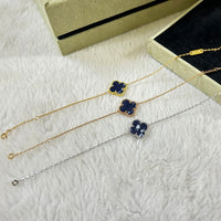 [Luxora]CLOVER 1 MOTIF PIETERSITE BRACELET