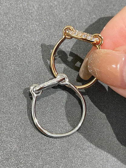 [Luxora]RONDE KLEINER DIAMANTRING