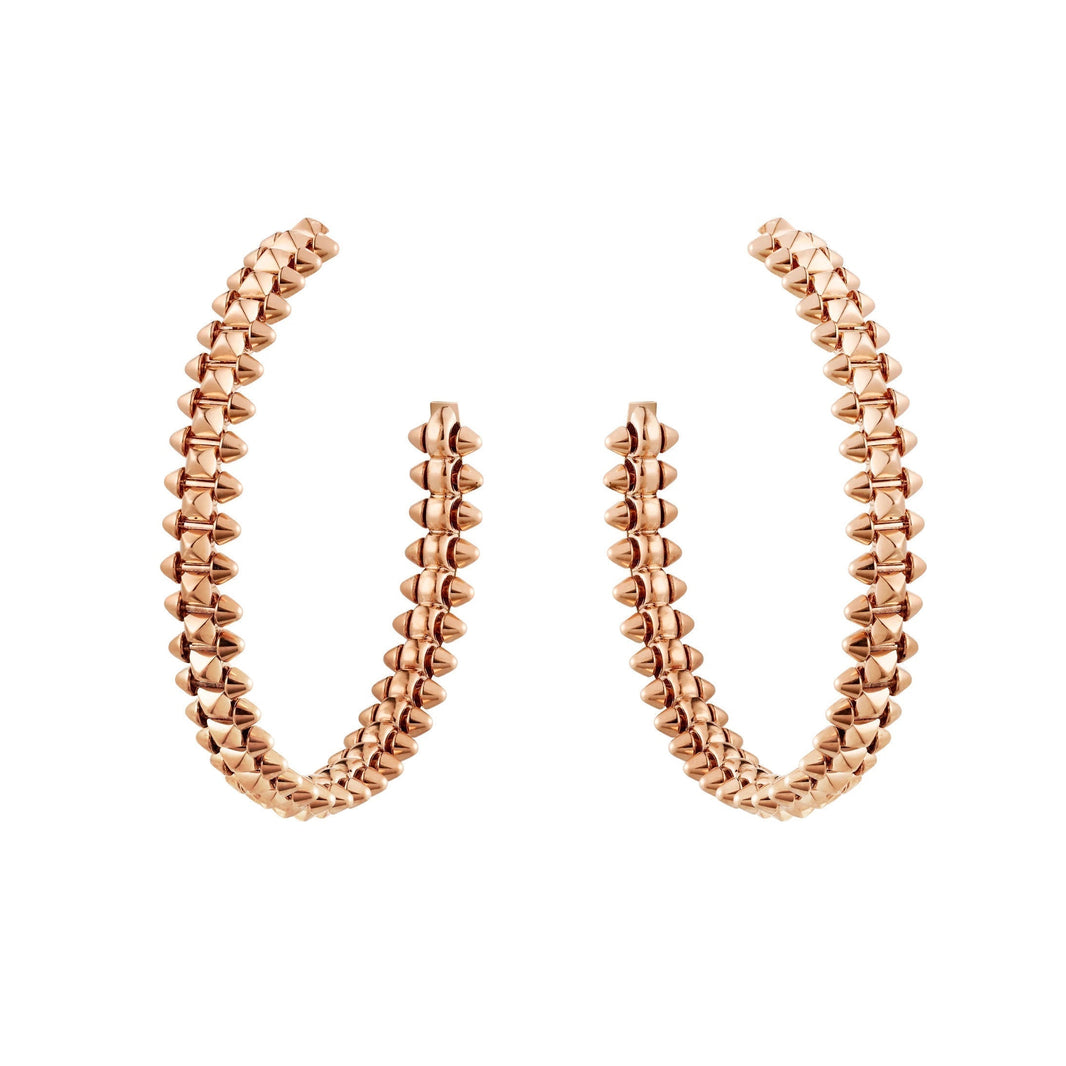 [Luxora]CLASH LARGE HOOP EARRINGS