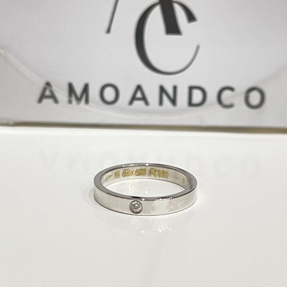 [Luxora]LOVE RING 4MM 1 DIAMOND
