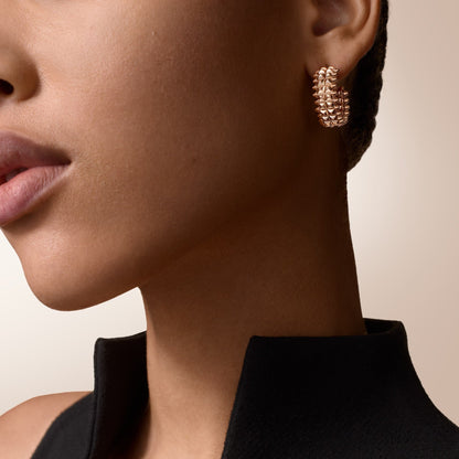 [Luxora]CLASH 9.2MM DOUBLE ROW EARRINGS