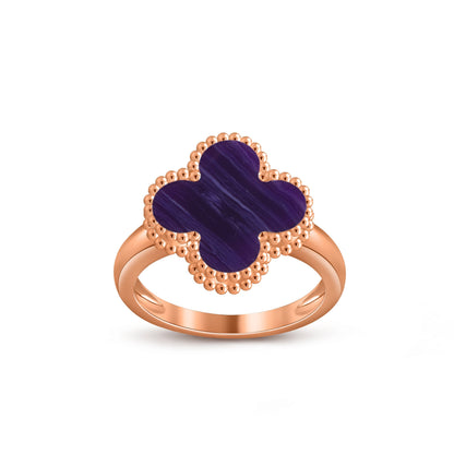 [Luxora]CLOVER RING ROSE GOLD COLLECTION