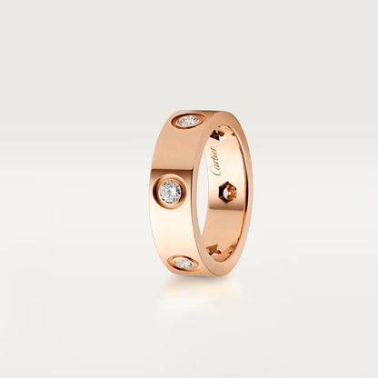 [Luxora]LOVE 5.5MM 6 DIAMOND RING