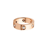 [Luxora]LOVE 5.5MM 6 DIAMOND RING