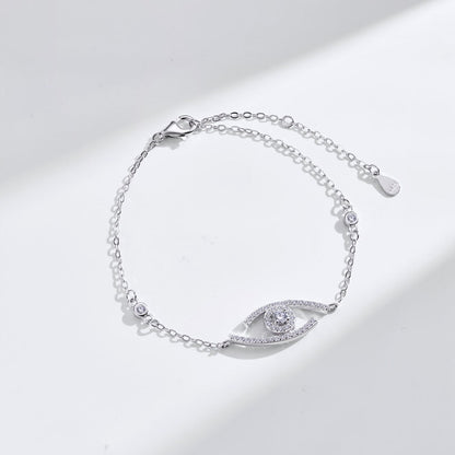 [Loxura]Lucky Eye Pave-Set Diamond Bracelet