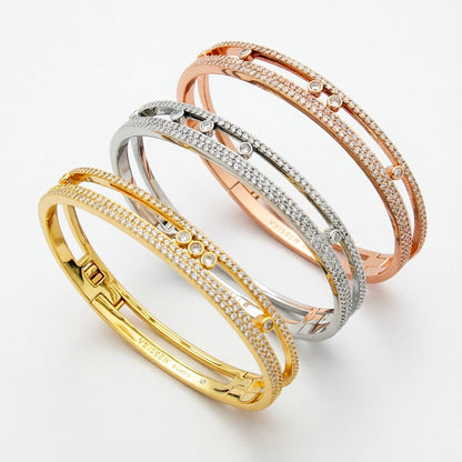 [Loxura]Move Romane pavé bangle
