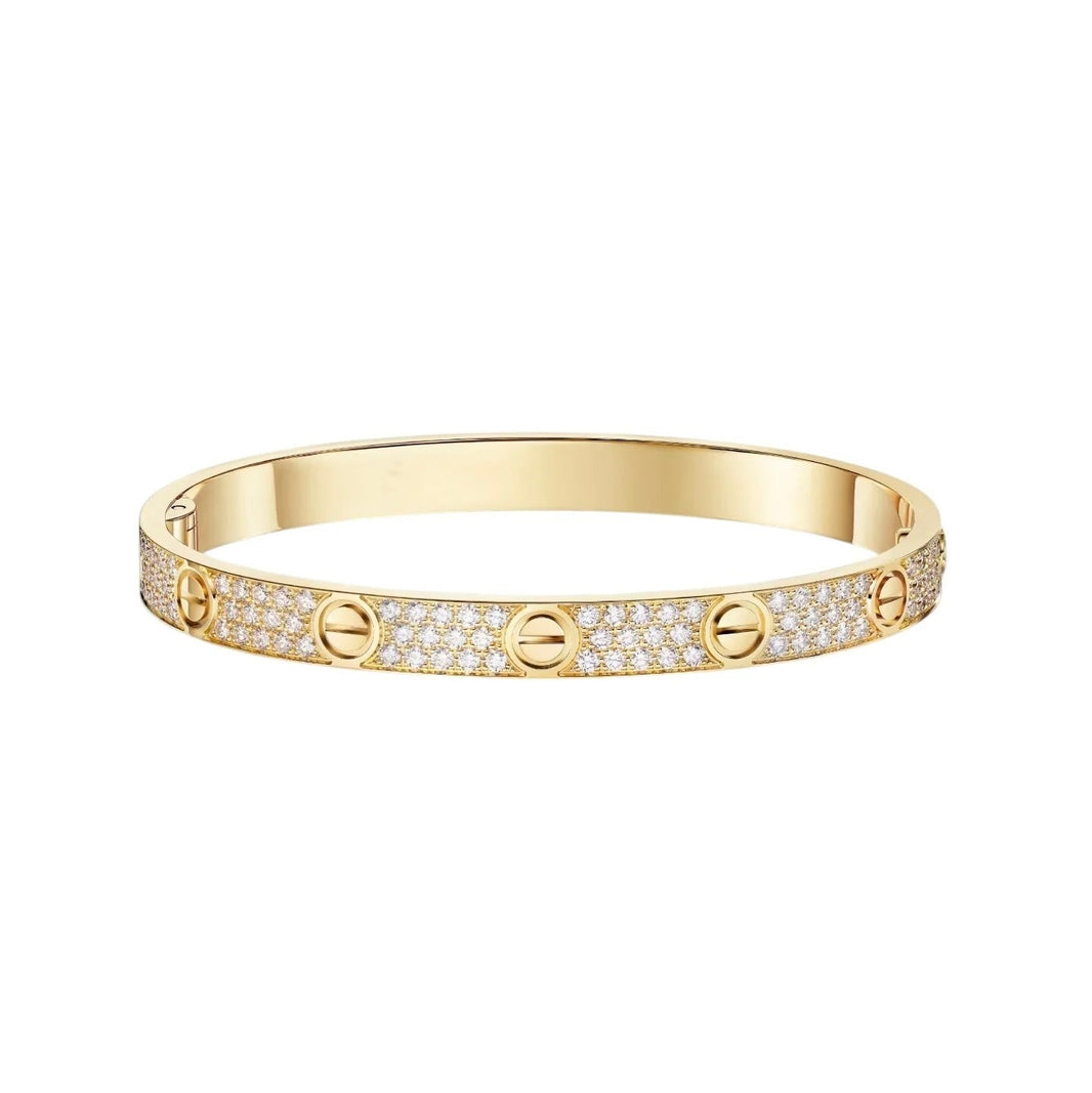 [Loxura] LOVE BRACELET 6.1MM DIAMOND-PAVED