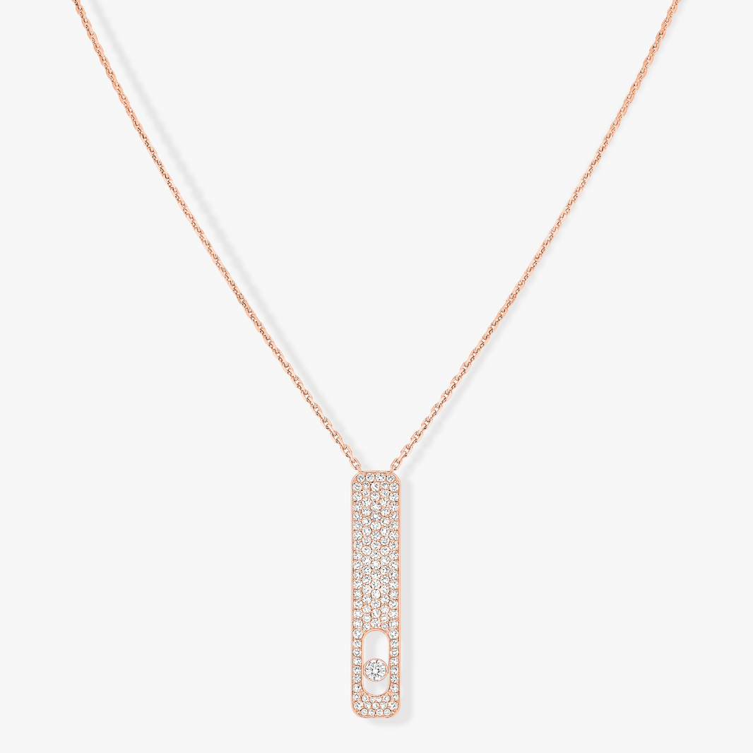 [LUXE]MY FIRST DIAMOND PAVED NECKLACE