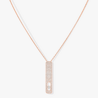 [LUXE]MY FIRST DIAMOND PAVED NECKLACE