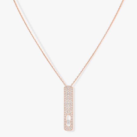 [LUXE]MY FIRST DIAMOND PAVED NECKLACE