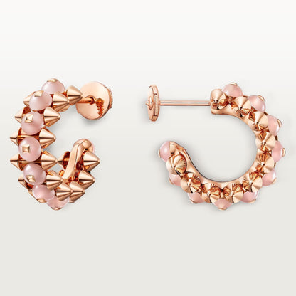 [Luxora]CLASH 7.9MM AGATE CHALCEDONY EARRINGS