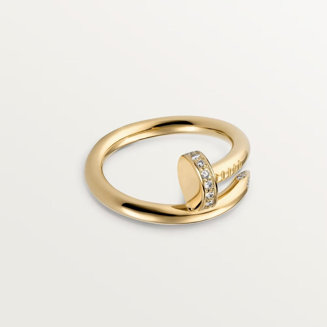 [Luxora]JUSTE RING 2.6MM HALF DIAMOND