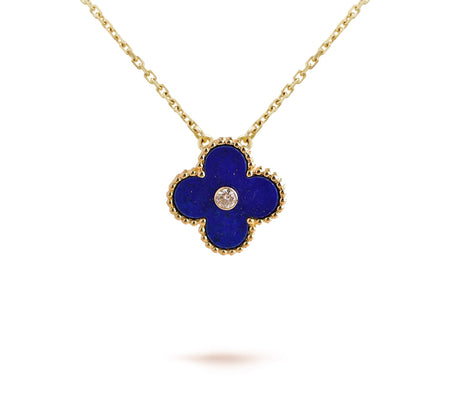 [Luxora]CLOVER 15MM CHRISTMAS LIMITED EDITION SINGLE FLOWER NECKLACE